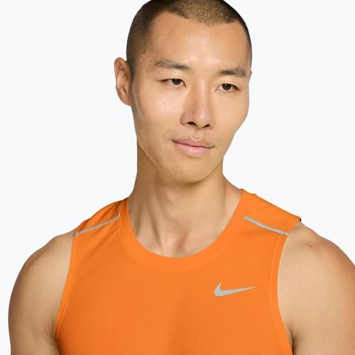 Мъжка тениска за бягане Nike Miler Dri-Fit total orange