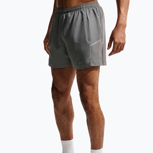 Мъжки шорти за бягане Nike Miler Dri-Fit 2in1 5" smoke grey/smoke grey