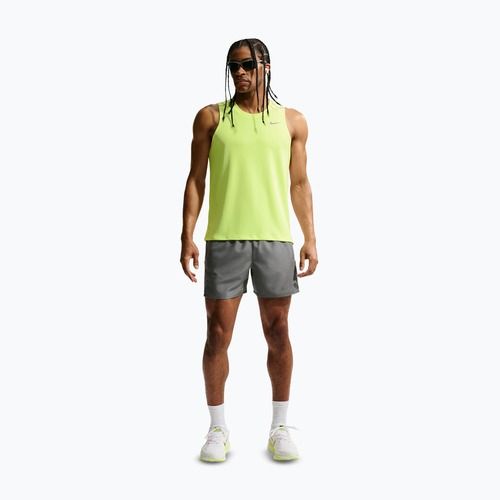 Мъжки шорти за бягане Nike Miler Dri-Fit 2in1 5" smoke grey/smoke grey
