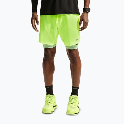 Мъжки шорти за бягане Nike Stride Dri-Fit Brief-Lined 7" volt ice