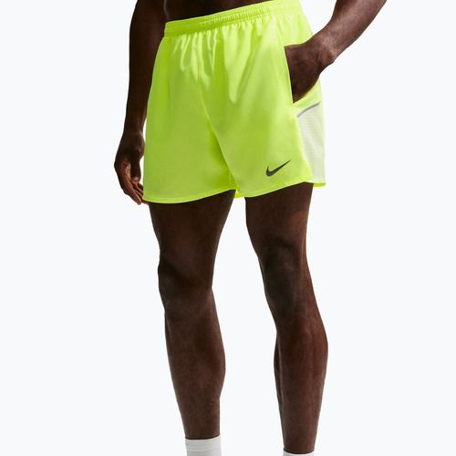 Мъжки къси панталони/шорти Nike Miler Dri-Fit Brief Lined 5" volt ice/barely volt