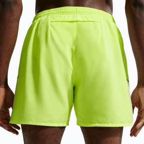 Мъжки къси панталони/шорти Nike Miler Dri-Fit Brief Lined 5" volt ice/barely volt