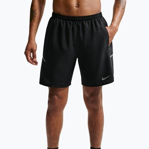 Мъжки шорти за бягане Nike Miler Dri-Fit Brief Lined7" black/black