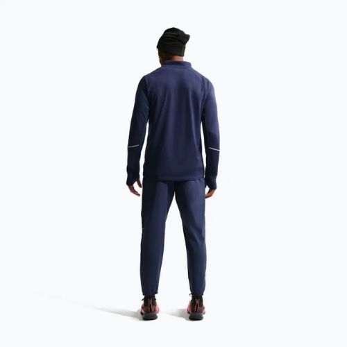 Мъжки суитшърт за бягане Nike Miler Dri-Fit UV 1/2 Zip midnight navy