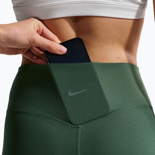 Дамски къси панталони/шорти Nike Zenvy High Waisted Biker 5" fir/white
