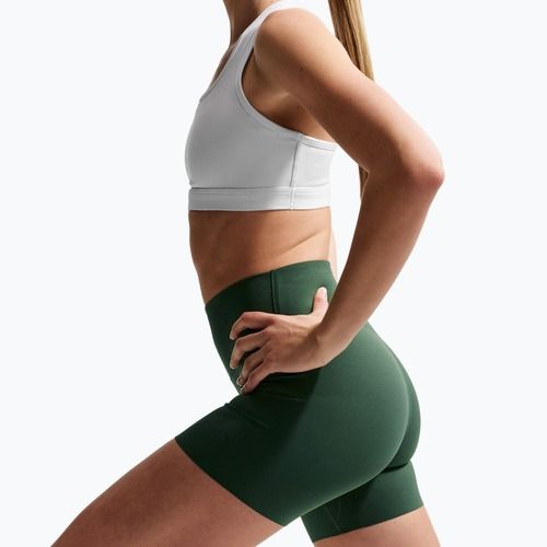 Дамски къси панталони/шорти Nike Zenvy High Waisted Biker 5" fir/white