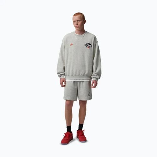Мъжки къси панталони/шорти Jordan Fleece grey heather/black