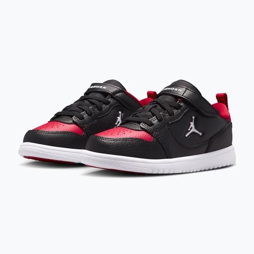 Детски обувки Nike Jordan Court Connect Low black/gym red/white