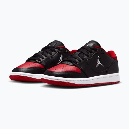 Детски обувки Nike Jordan Court Connect Low black/gym red/white