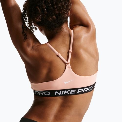Детски сутиен Nike Pro Indy арктическо оранжево/черно/бяло