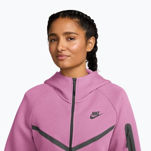 Дамски суитшърт  Nike Sportswear Tech Fleece Windrunner light magenta/black