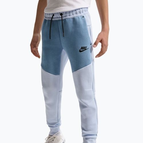 Детски панталони Nike Sportswear Tech Fleece hydrogen blue/work blue/black/black