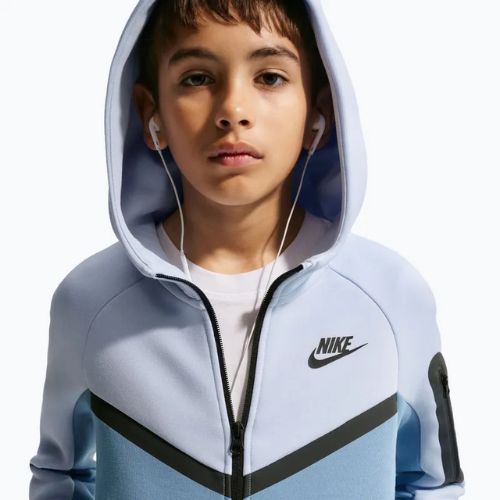 Детски суитшърт Nike Sportswear Tech Fleece Full Zip hydrogen blue/work blue/black/black