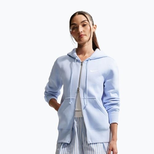 Дамски суитшърт  Nike Sportswear Phoenix Fleece Full Zip hydrogen blue/sail