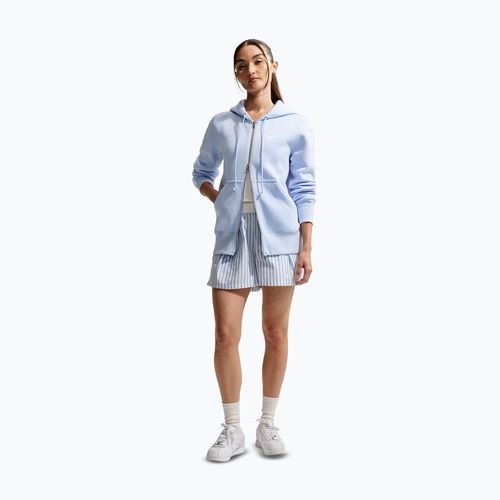 Дамски суитшърт  Nike Sportswear Phoenix Fleece Full Zip hydrogen blue/sail