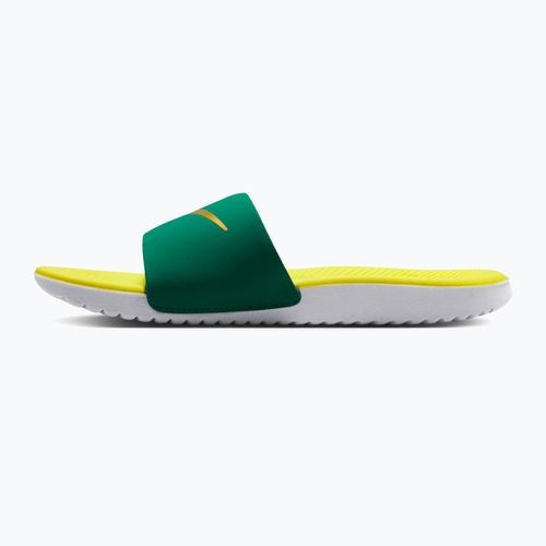 Детски чехли Nike Coffee malachite/sonic yellow/metallic gold