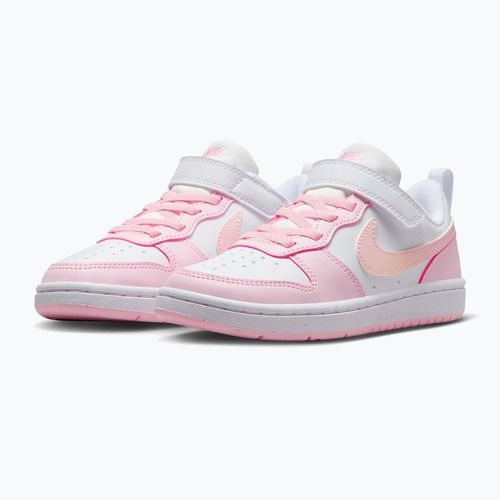 Детски обувки Nike Court Borough Low Recraft white/pink foam