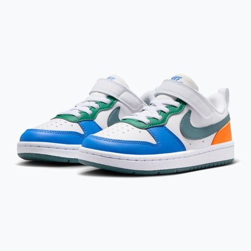 Детски обувки Nike Court Borough Low Recraft white/malachite/mineral slate