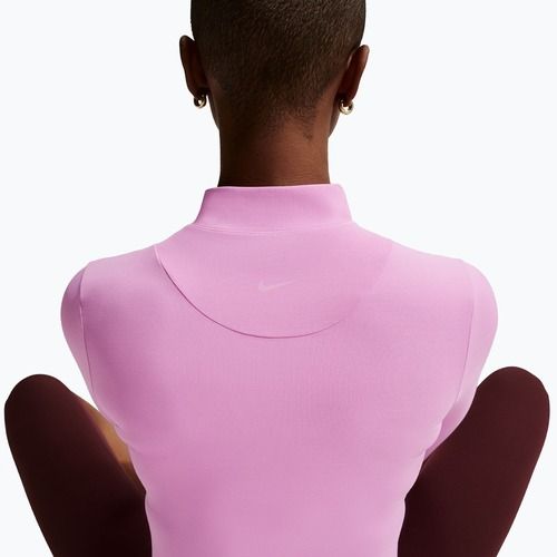 Дамски суитшърт за тренировка Nike Zenvy Dri-Fit Full Zip light magenta/white