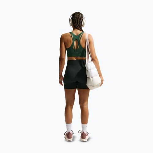 Спортен сутиен Nike Zenvy Light Support Longline fir/white