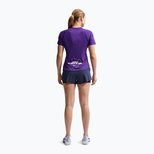 Дамска тениска за бягане Nike Swift London Dri-Fit court purple