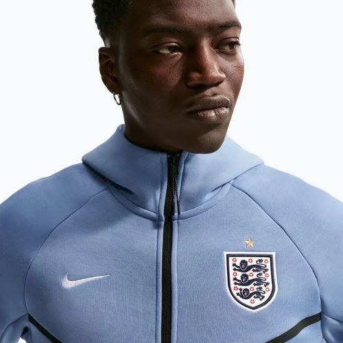 Мъжки суитшърт Nike England Tech Fleece Windrunner Full Zip work blue/white