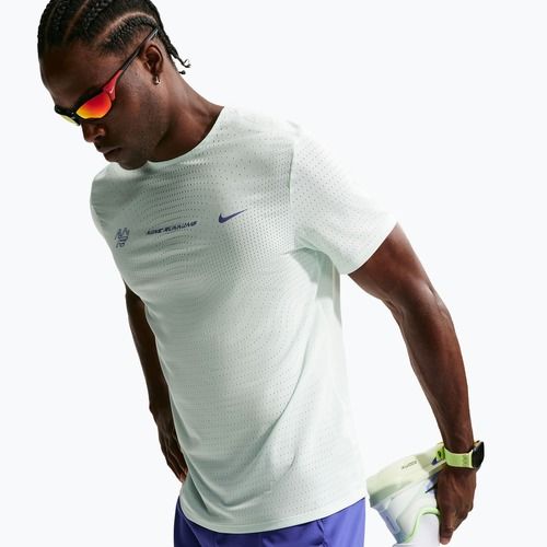 Мъжка тениска за бягане Nike AeroSwift Dri-Fit ADV barely green/lapis
