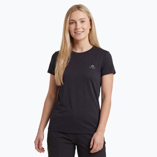 Дамска трекинг тениска KADVA TrailCore breathable black
