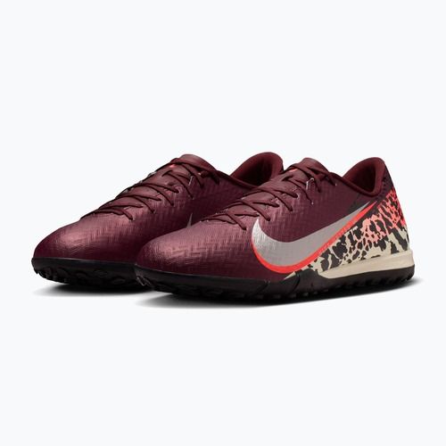 Мъжки футболни обувки Nike United Mercurial Vapor 16 Academy TF burgundy crush/metallic silver