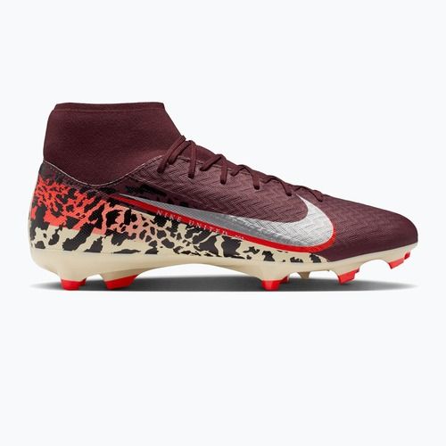 Мъжки футболни обувки Nike United Mercurial Superfly 10 Academy MG burgundy crush/metallic silver