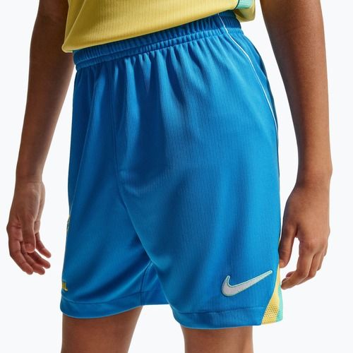 Детски футболни шорти Nike Brazil 2026 Stadium Home Soccer Replica light photo blue/light mint/white