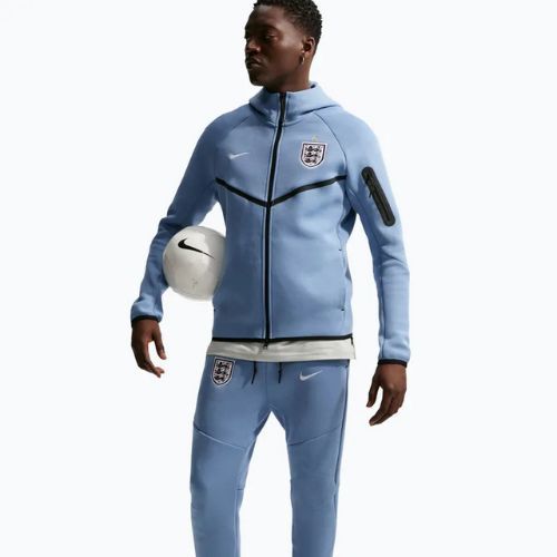 Мъжки футболни панталони Nike England Tech Fleece Soccer Joggers work blue/white