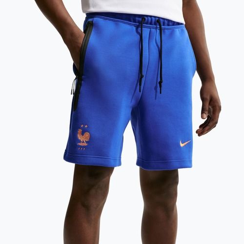 Мъжки футболни шорти Nike FFF Tech Fleece game royal/metallic copper