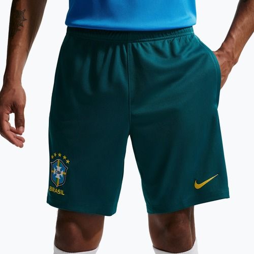 Мъжки футболни шорти Nike Brazil Strike geode teal/light mint/midwest gold