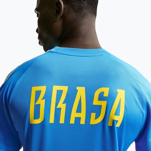 Мъжка футболна фланелка Nike Brazil Strike light photo blue/light menta/midwest gold
