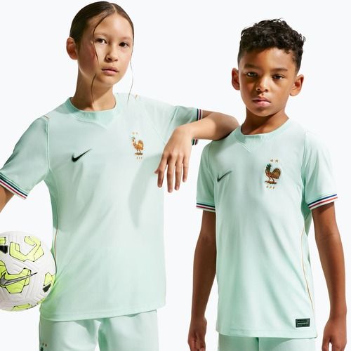 Детска футболна тениска Nike FFF 2026 Stadium Away igloo/monarch/monarch