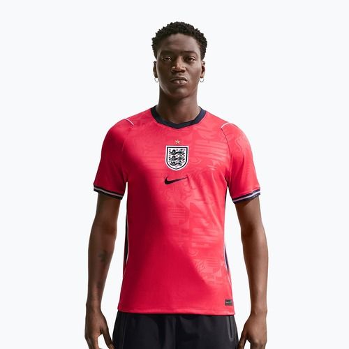 Мъжка футболна фланелка Nike England 2026 Stadium Away speed red/obsidian/white/obsidian