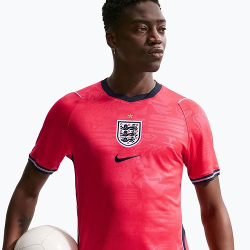 Мъжка футболна фланелка Nike England 2026 Stadium Away speed red/obsidian/white/obsidian
