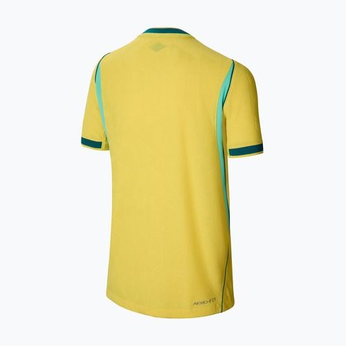 Детска футболна тениска Nike Brazil 2026/27 Match Home canary/light mint/geode teal