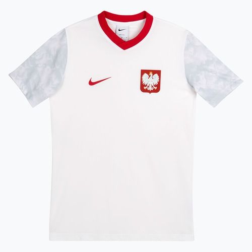 Детска футболна тениска Nike Dri-Fit Poland Home 2026 white/field silver
