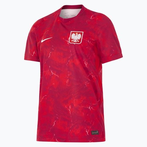 Дамска футболна тениска Nike Dri-Fit Poland Stadium Away 2026 noble red/sport red