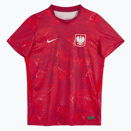 Дамска футболна тениска Nike Dri-Fit Poland Stadium Away 2026 noble red/sport red