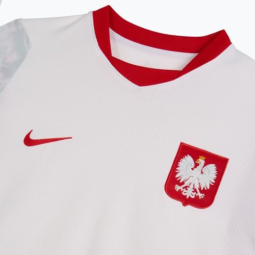 Дамска футболна тениска Nike Dri-Fit Poland Stadium Home 2026 white/field silver