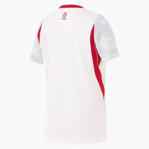 Детска футболна тениска Nike Dri-Fit Poland Stadium Home 2026 white/field silver