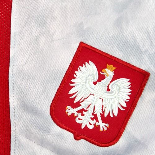 Мъжки футболни шорти Nike Dri-Fit Poland Stadium Home white/field silver