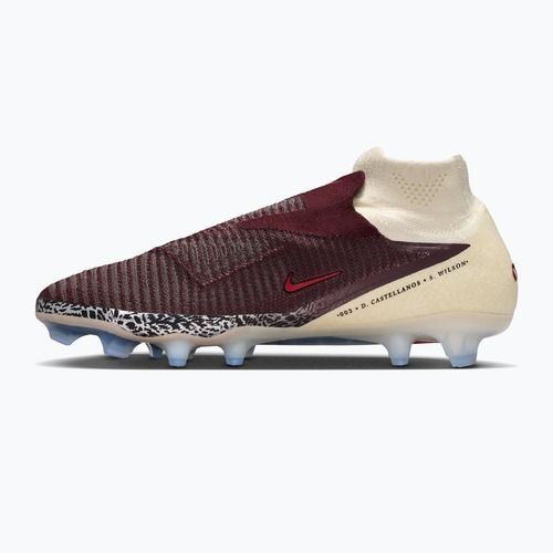 Мъжки футболни обувки Nike United Phantom 6 High Elite FG burgundy crush/fossil/university red