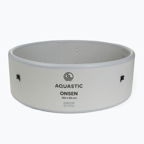 Надуваем басейн AQUASTIC ONSEN drop stitch 700 л 150 см сив