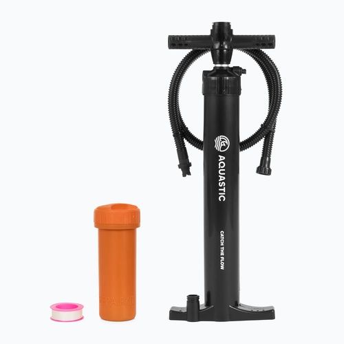 Надуваем басейн AQUASTIC ONSEN drop stitch 1400 l 186 cm сив