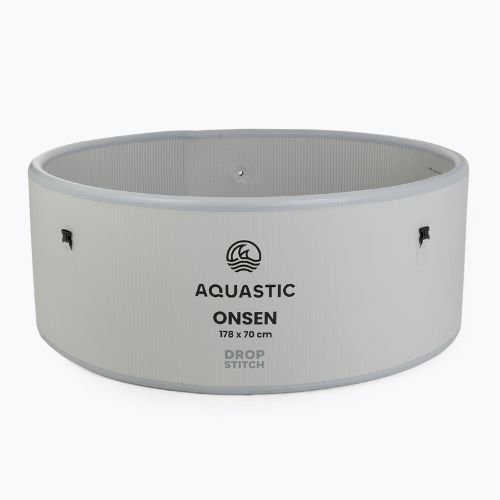 Надуваем басейн AQUASTIC ONSEN drop stitch 1200 л 178 см сив