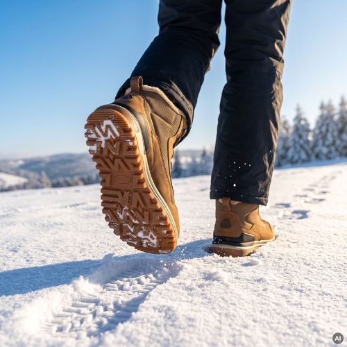 Мъжки ботуши за сняг KADVA TANRIS MID WP Brown